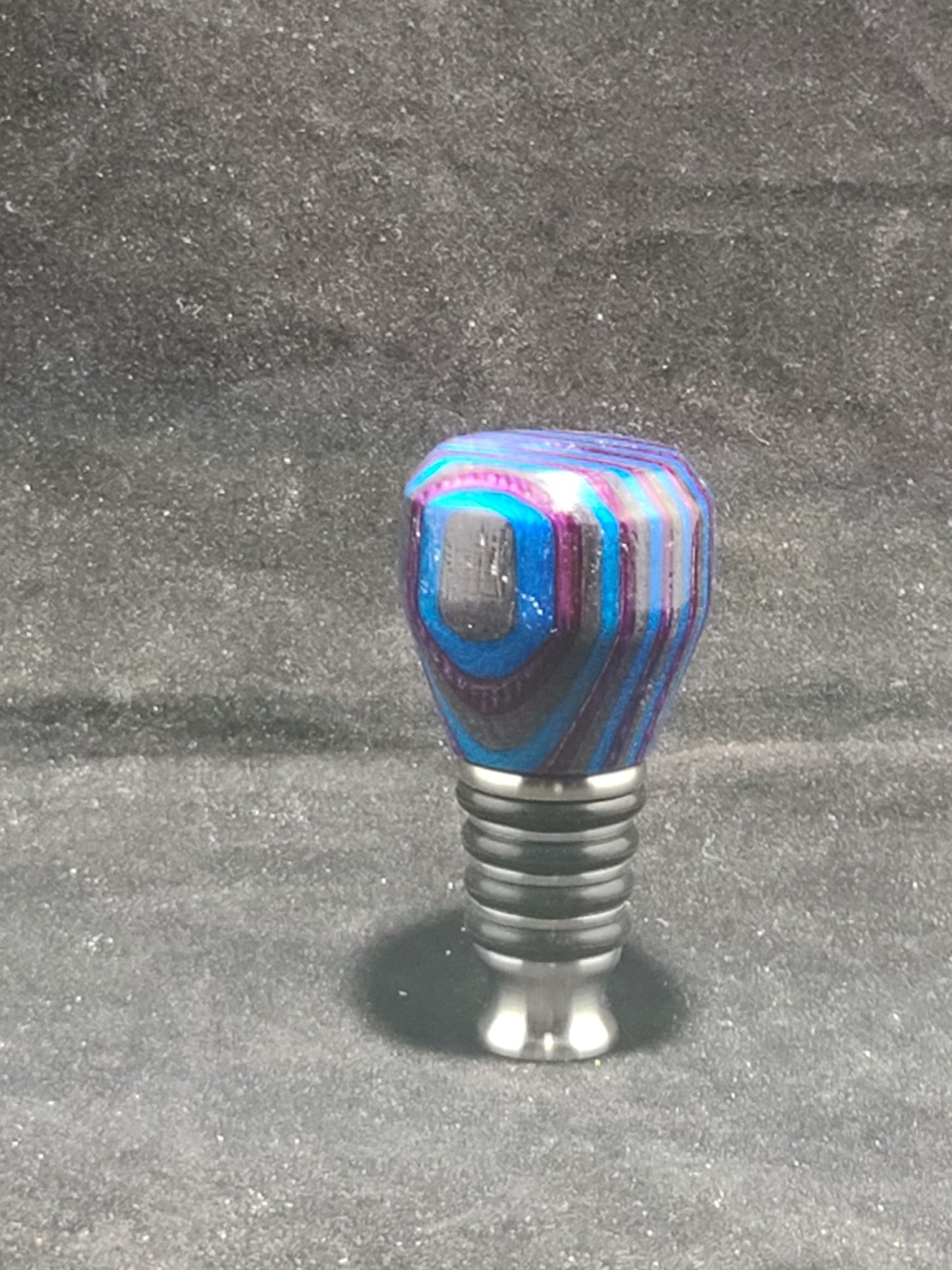 Blue Purple and Grey stopper