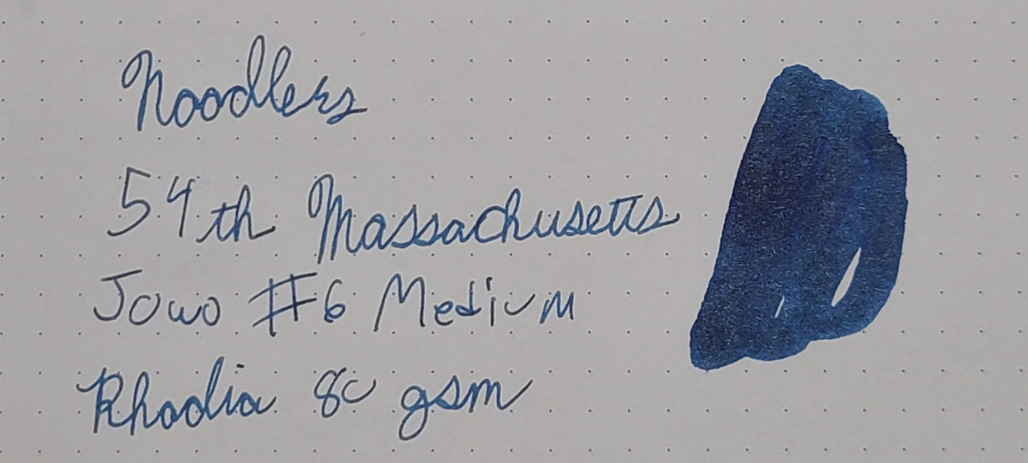 Noodlers 54th Massachusetts Swatch