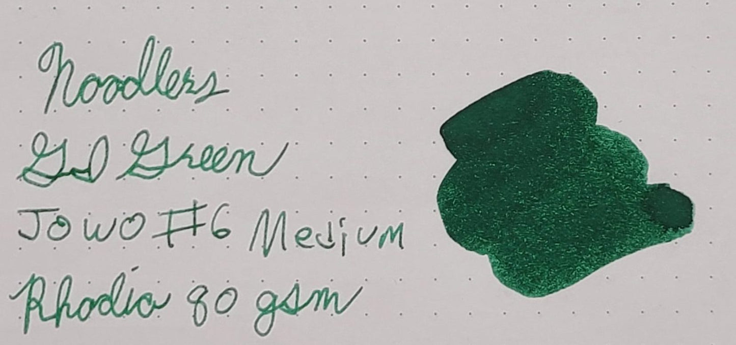 Noodlers GI Green Swatch