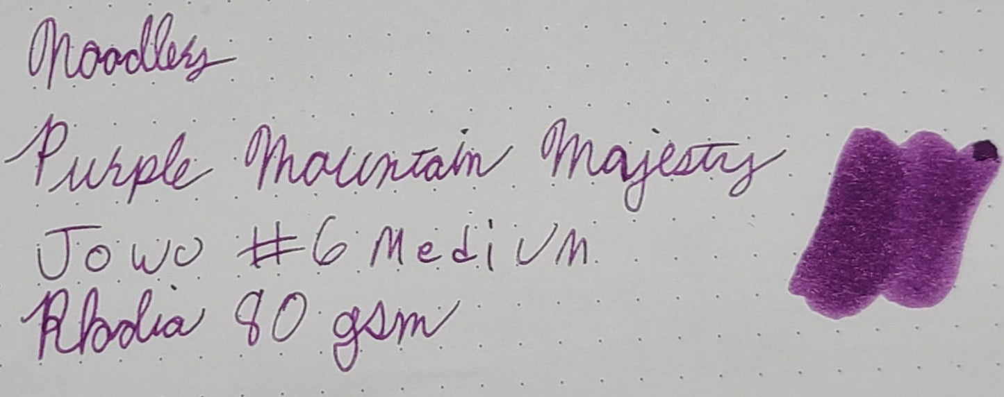 Noodlers Purple Mountain Majesty Swatch