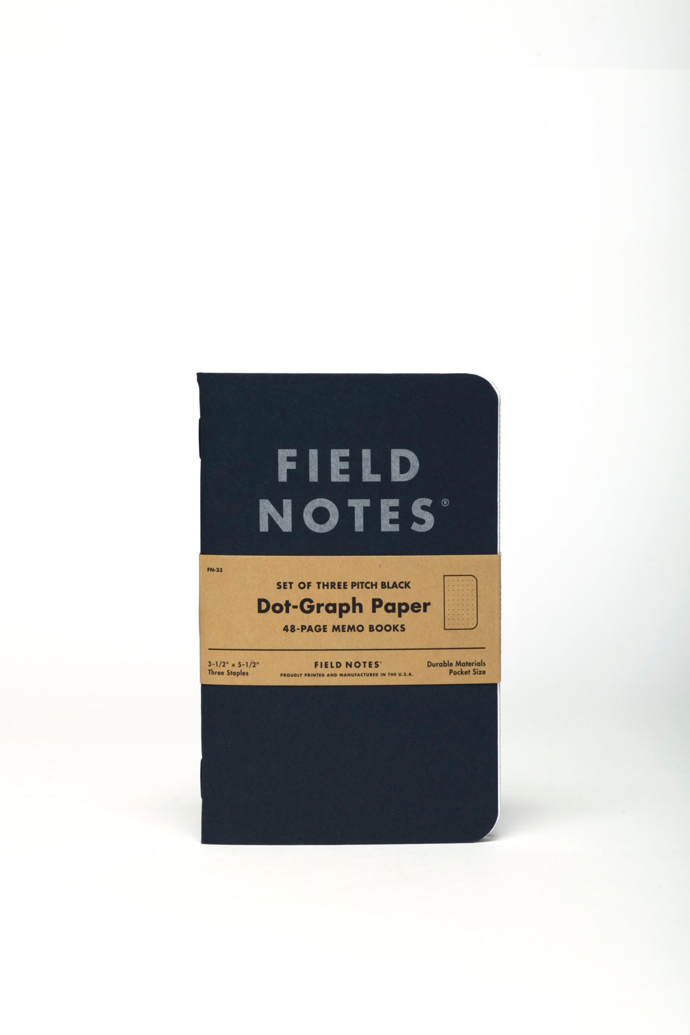 Field Notes Pitch Black Large 2 Pack
