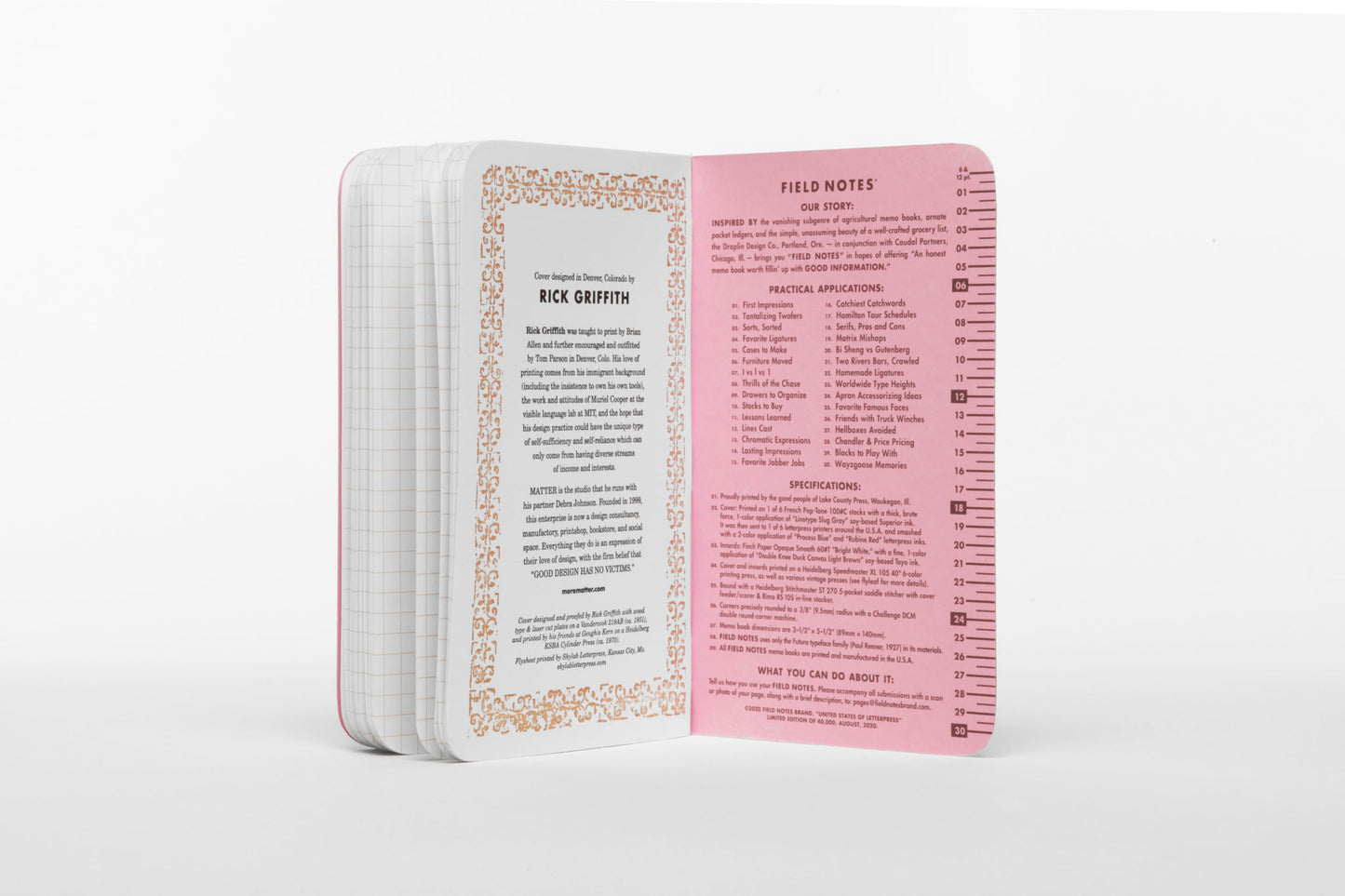 Field Notes United States of Letterpress 3 pack