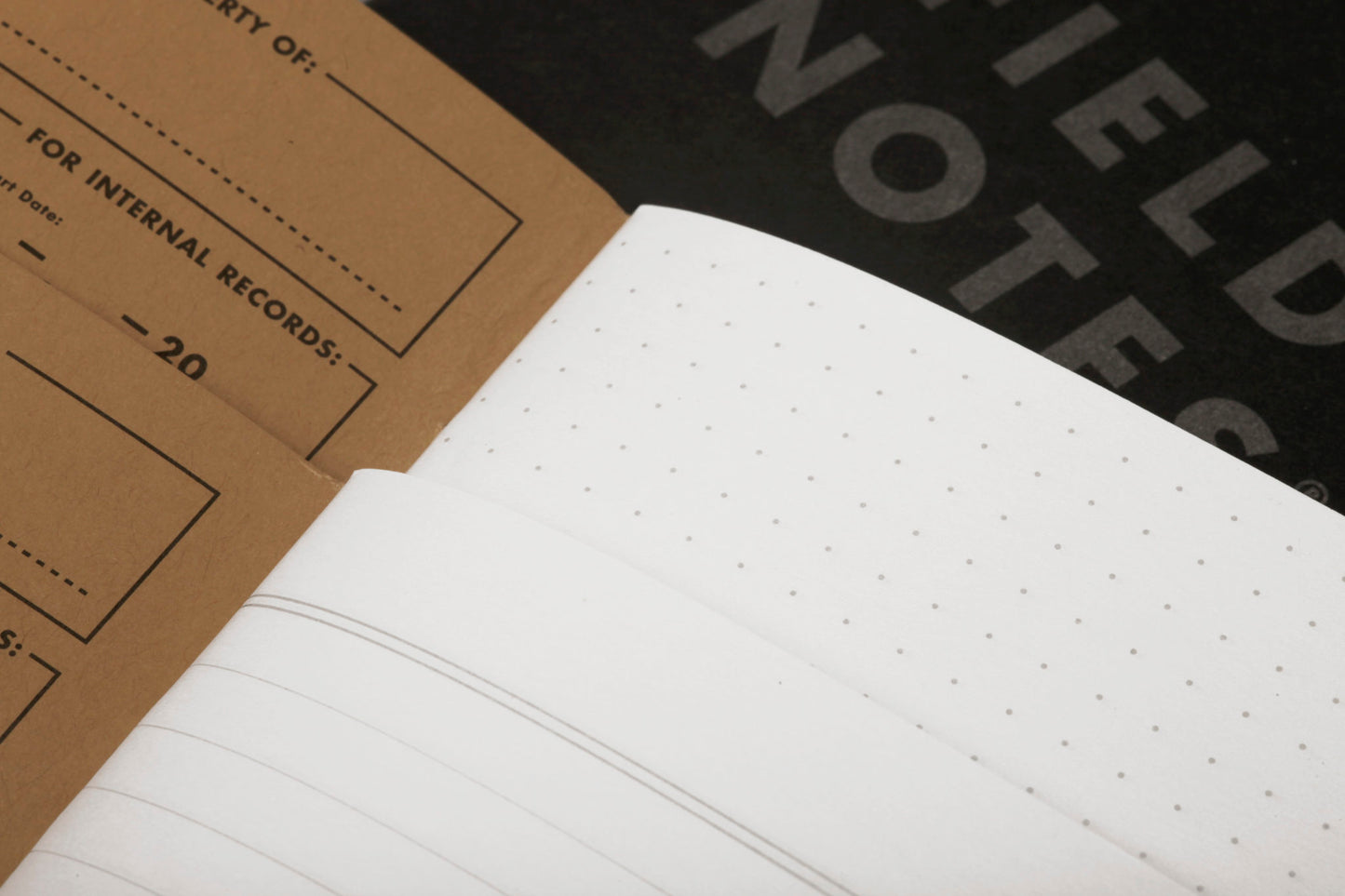 Field Notes Pitch Black Large 2 Pack