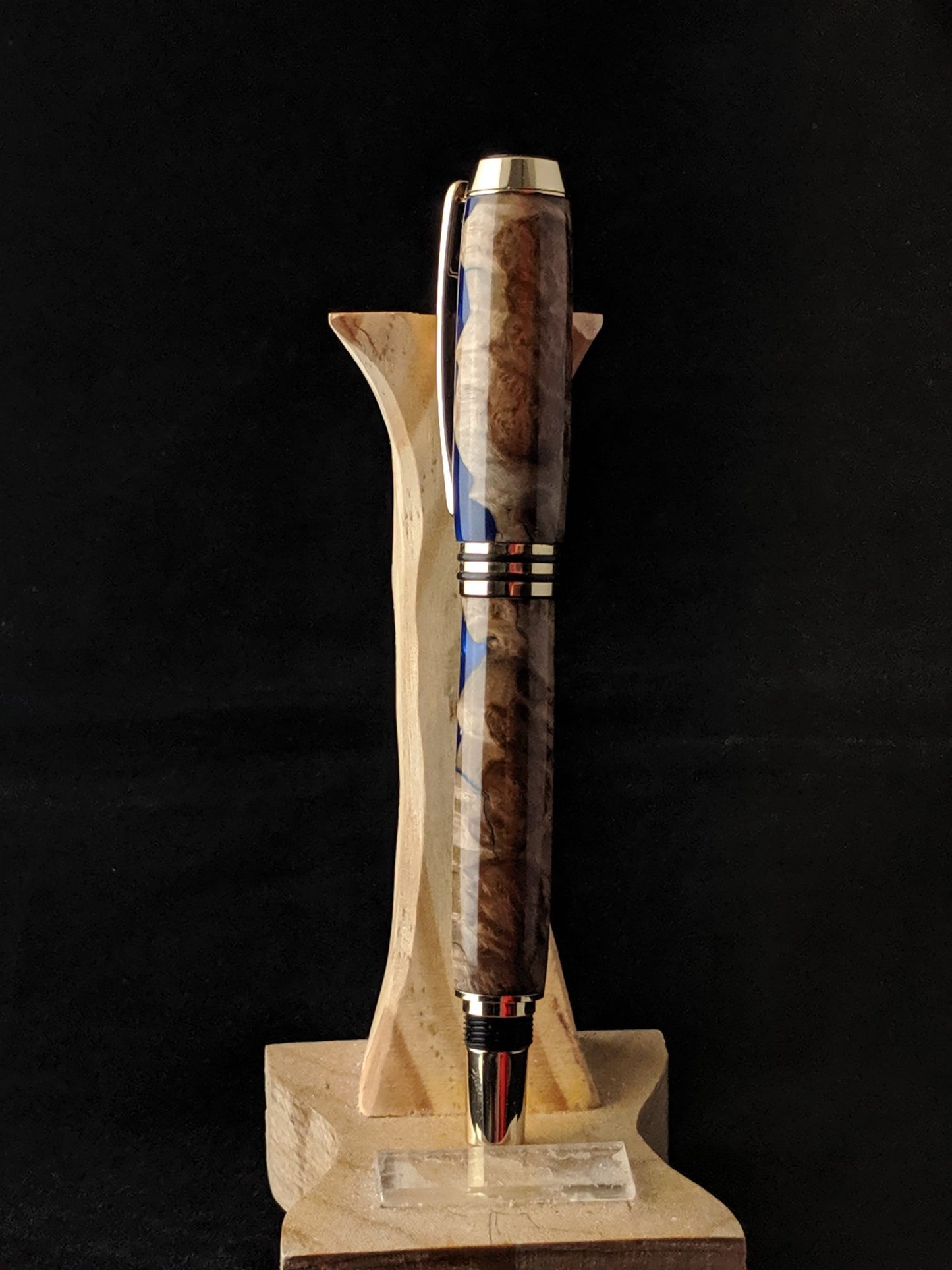 Tycoon Rollerball Pen lid on side