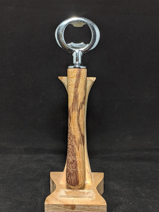 marble wood bottle opener