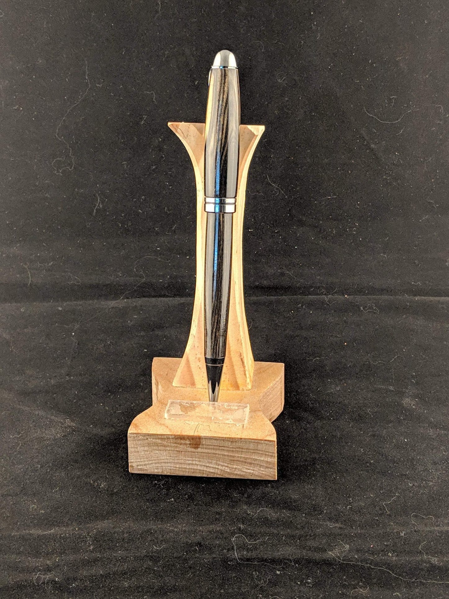 Black and White Ebony Wood Pen
