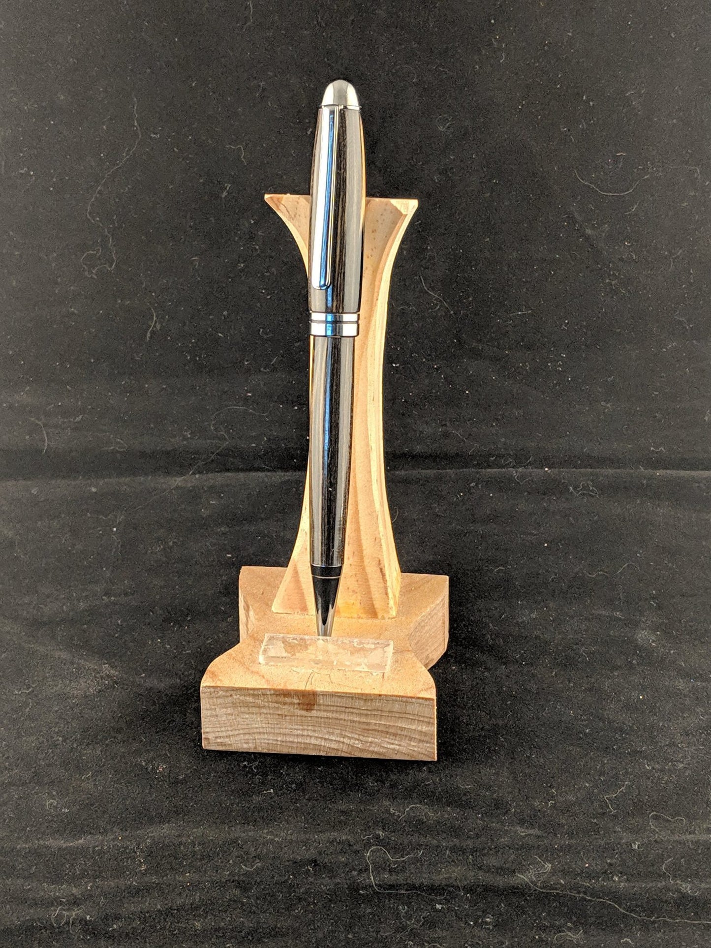 Black and White Ebony Wood Pen