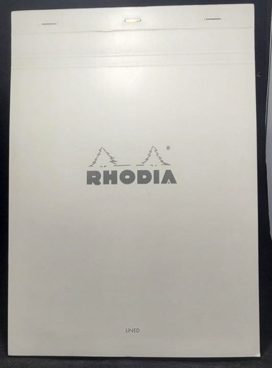 Rhodia Staplebound white