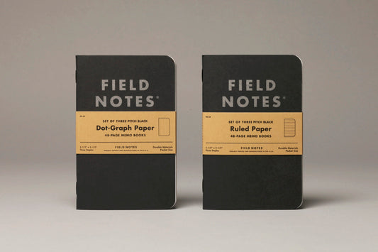 Field Notes Pitch Black Small 3 pack