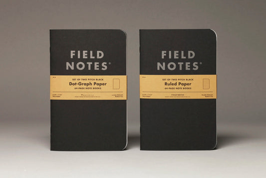 Field Notes Pitch Black Large 2 Pack