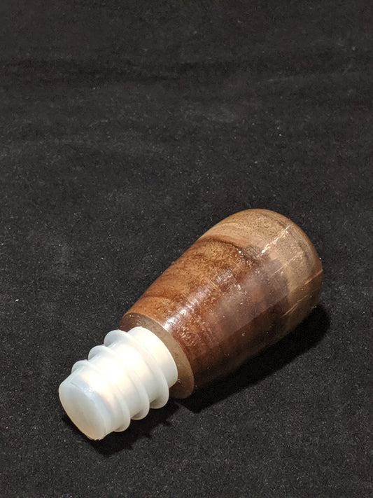 Walnut Silicone Stopper